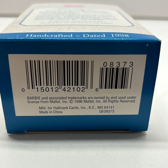 NIB Vintage Mattel 1998 Hallmark Ornament Barbie Little Bo Peep - Picture 4 of 7